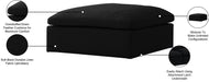 Serene Linen Fabric Deluxe Cloud Ottoman - Sterling House Interiors