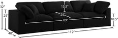 Serene Linen Fabric Deluxe Cloud Modular Sofa - Sterling House Interiors