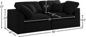 Serene Linen Fabric Deluxe Cloud Modular Sofa - Sterling House Interiors