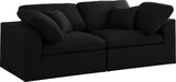 Serene Linen Fabric Deluxe Cloud Modular Sofa - Sterling House Interiors