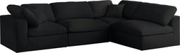 Serene Linen Fabric Deluxe Cloud Modular Sectional - Sterling House Interiors