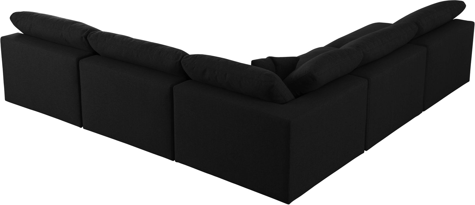 Serene Linen Fabric Deluxe Cloud Modular Sectional - Sterling House Interiors