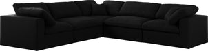 Serene Linen Fabric Deluxe Cloud Modular Sectional - Sterling House Interiors