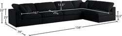 Serene Linen Fabric Deluxe Cloud Modular Sectional - Sterling House Interiors
