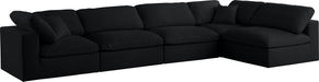 Serene Linen Fabric Deluxe Cloud Modular Sectional - Sterling House Interiors