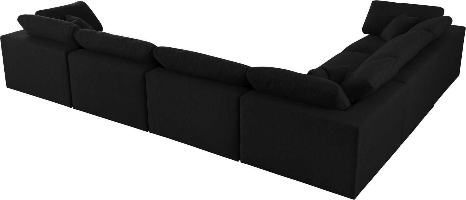 Serene Linen Fabric Deluxe Cloud Modular Sectional - Sterling House Interiors