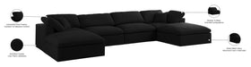 Serene Linen Fabric Deluxe Cloud Modular Sectional - Sterling House Interiors