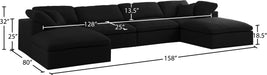 Serene Linen Fabric Deluxe Cloud Modular Sectional - Sterling House Interiors