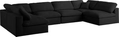 Serene Linen Fabric Deluxe Cloud Modular Sectional - Sterling House Interiors