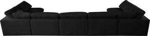 Serene Linen Fabric Deluxe Cloud Modular Sectional - Sterling House Interiors