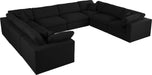 Serene Linen Fabric Deluxe Cloud Modular Sectional - Sterling House Interiors