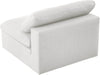 Serene Linen Fabric Deluxe Cloud Armless Chair - Sterling House Interiors