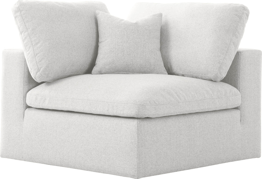 Serene Linen Fabric Deluxe Cloud Corner Chair - Sterling House Interiors