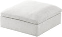 Serene Linen Fabric Deluxe Cloud Ottoman - Sterling House Interiors
