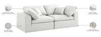 Serene Linen Fabric Deluxe Cloud Modular Sofa - Sterling House Interiors