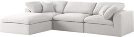 Serene Linen Fabric Deluxe Cloud Modular Sectional - Sterling House Interiors