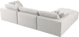 Serene Linen Fabric Deluxe Cloud Modular Sectional - Sterling House Interiors