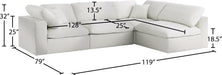 Serene Linen Fabric Deluxe Cloud Modular Sectional - Sterling House Interiors