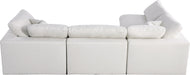 Serene Linen Fabric Deluxe Cloud Modular Sectional - Sterling House Interiors