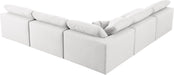 Serene Linen Fabric Deluxe Cloud Modular Sectional - Sterling House Interiors
