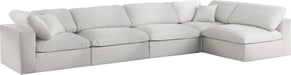 Serene Linen Fabric Deluxe Cloud Modular Sectional - Sterling House Interiors