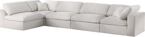 Serene Linen Fabric Deluxe Cloud Modular Sectional - Sterling House Interiors
