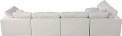 Serene Linen Fabric Deluxe Cloud Modular Sectional - Sterling House Interiors