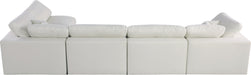 Serene Linen Fabric Deluxe Cloud Modular Sectional - Sterling House Interiors