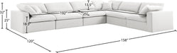 Serene Linen Fabric Deluxe Cloud Modular Sectional - Sterling House Interiors