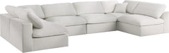 Serene Linen Fabric Deluxe Cloud Modular Sectional - Sterling House Interiors