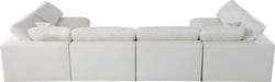 Serene Linen Fabric Deluxe Cloud Modular Sectional - Sterling House Interiors