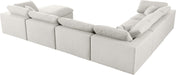 Serene Linen Fabric Deluxe Cloud Modular Sectional - Sterling House Interiors