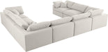 Serene Linen Fabric Deluxe Cloud Modular Sectional - Sterling House Interiors