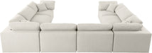 Serene Linen Fabric Deluxe Cloud Modular Sectional - Sterling House Interiors