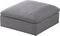 Serene Linen Fabric Deluxe Cloud Ottoman - Sterling House Interiors