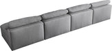 Serene Linen Fabric Deluxe Cloud Modular Armless Sofa - Sterling House Interiors