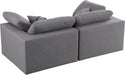 Serene Linen Fabric Deluxe Cloud Modular Sofa - Sterling House Interiors
