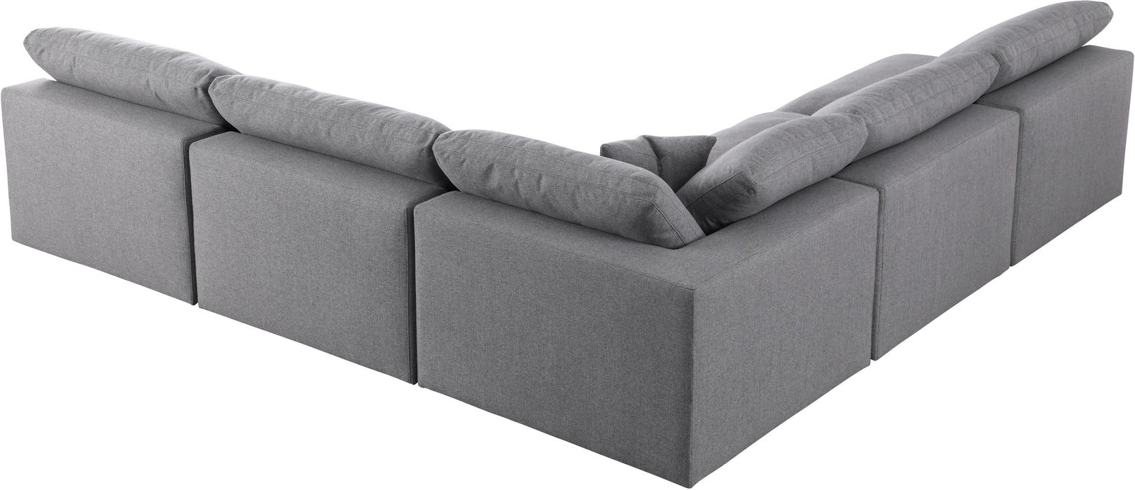 Serene Linen Fabric Deluxe Cloud Modular Sectional - Sterling House Interiors