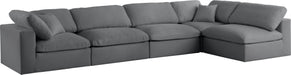 Serene Linen Fabric Deluxe Cloud Modular Sectional - Sterling House Interiors