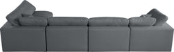 Serene Linen Fabric Deluxe Cloud Modular Sectional - Sterling House Interiors