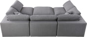 Serene Linen Fabric Deluxe Cloud Modular Sectional - Sterling House Interiors