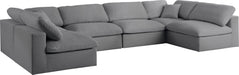 Serene Linen Fabric Deluxe Cloud Modular Sectional - Sterling House Interiors