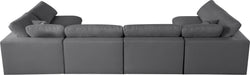 Serene Linen Fabric Deluxe Cloud Modular Sectional - Sterling House Interiors