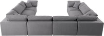 Serene Linen Fabric Deluxe Cloud Modular Sectional - Sterling House Interiors