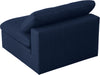 Serene Linen Fabric Deluxe Cloud Armless Chair - Sterling House Interiors