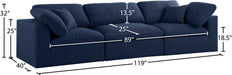 Serene Linen Fabric Deluxe Cloud Modular Sofa - Sterling House Interiors