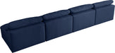 Serene Linen Fabric Deluxe Cloud Modular Armless Sofa - Sterling House Interiors