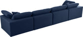 Serene Linen Fabric Deluxe Cloud Modular Sofa - Sterling House Interiors