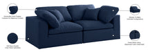 Serene Linen Fabric Deluxe Cloud Modular Sofa - Sterling House Interiors