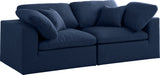 Serene Linen Fabric Deluxe Cloud Modular Sofa - Sterling House Interiors